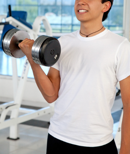 homme mince musculation