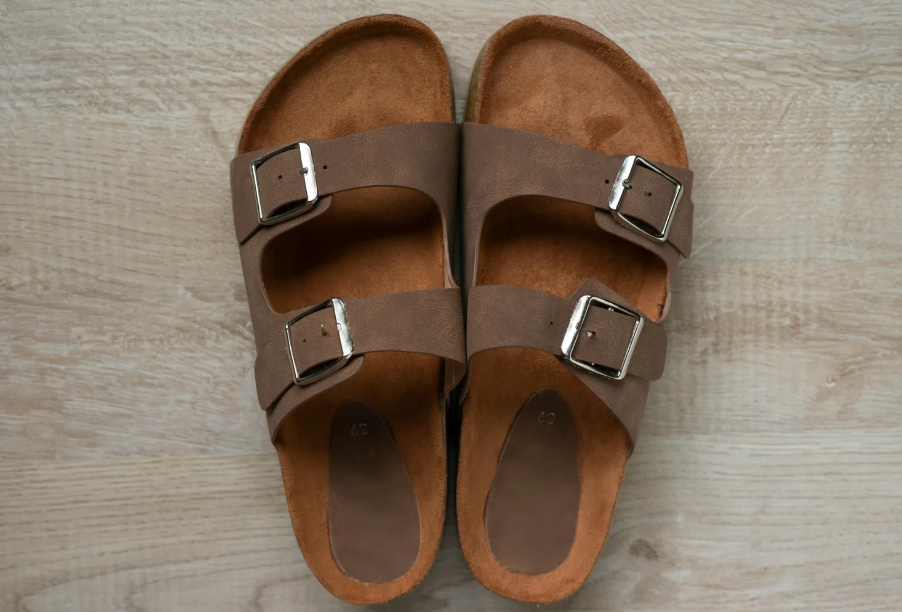 sandales marron homme 