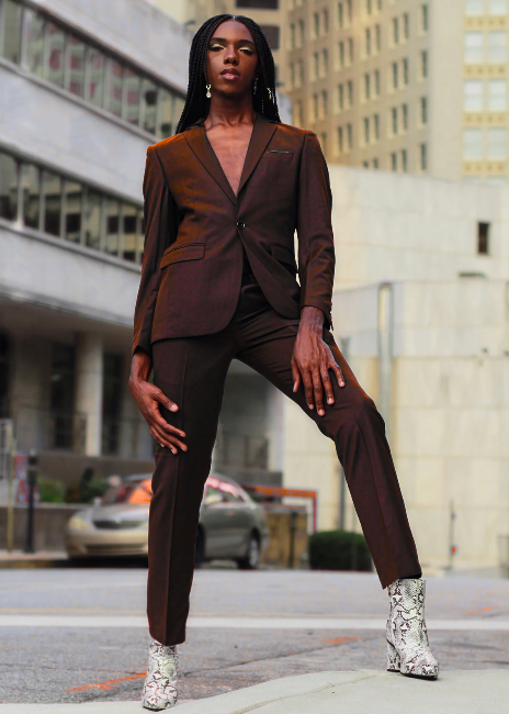 tailleur femme monochrome