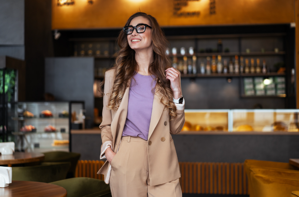 tailleur femme chic pantalon