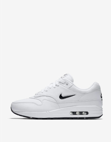  Air Max 1 Premium Jewel « White & Black ». Nike SNKRS
