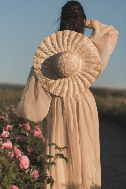 robe beige clair été