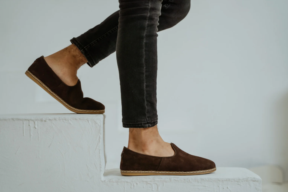 chaussures en daim