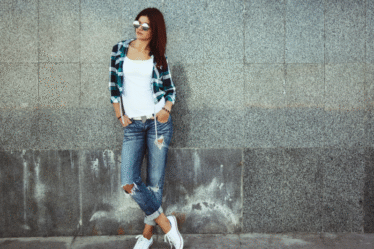 jean basket femme