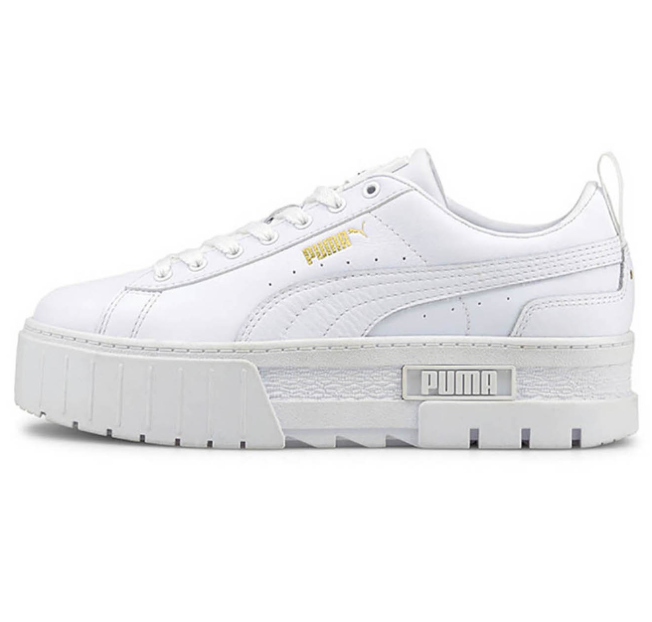 Baskets en Cuir Mayze Classic blanches