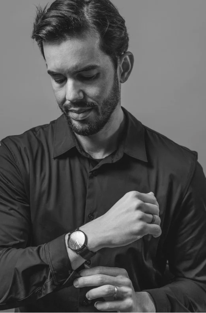 montre homme chemise